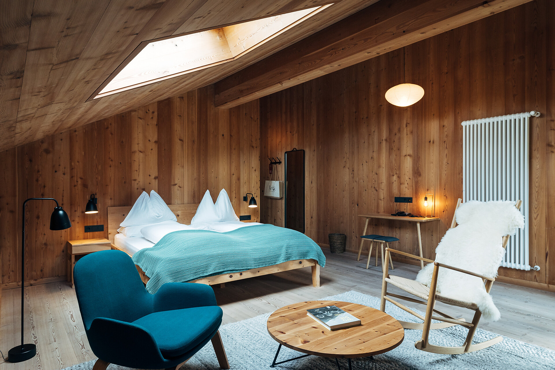 Chalet Juniorsuite Südseite, Loggia Geislerblick