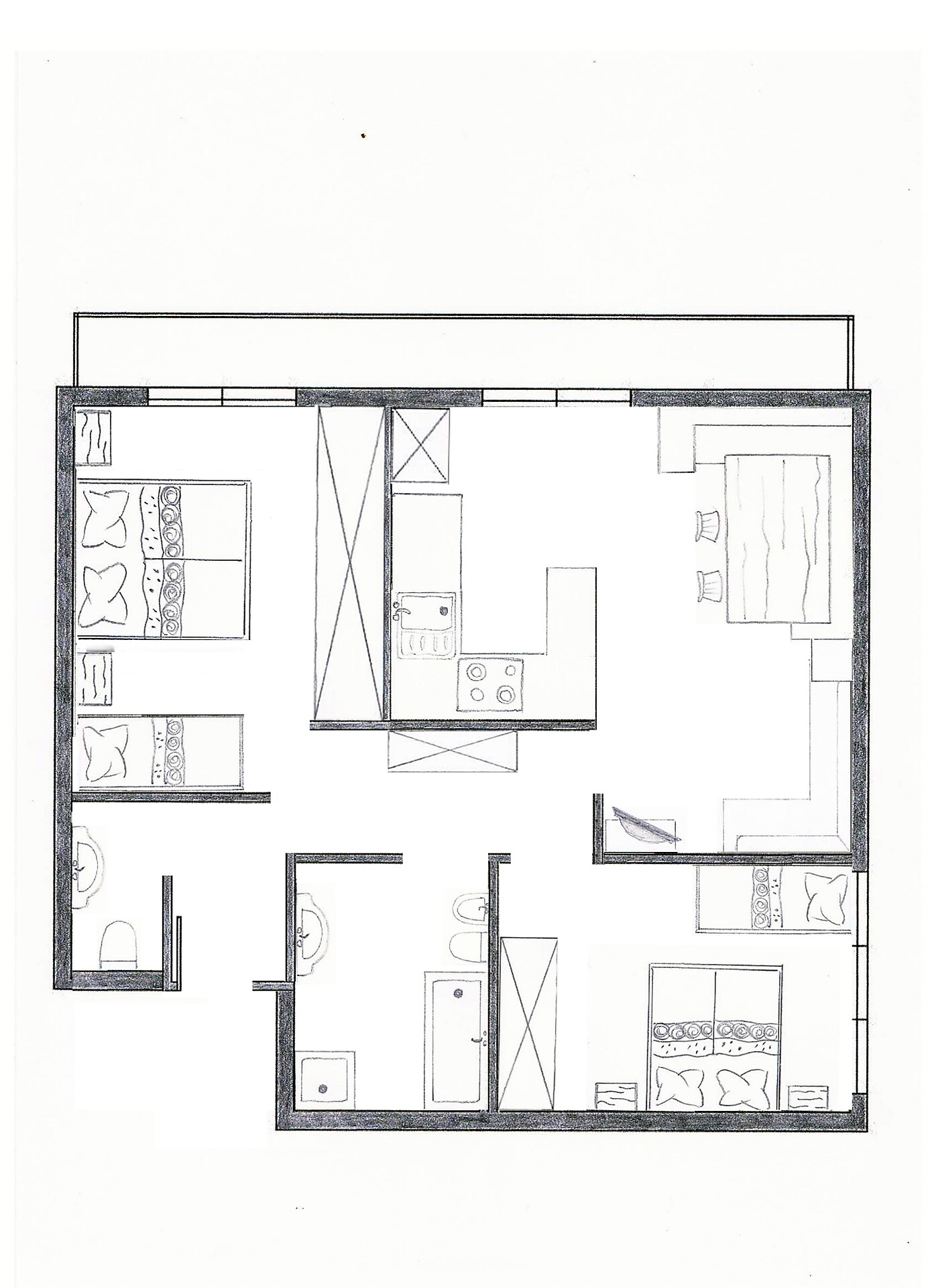Apartemet "Hilda" for 4-6 persons