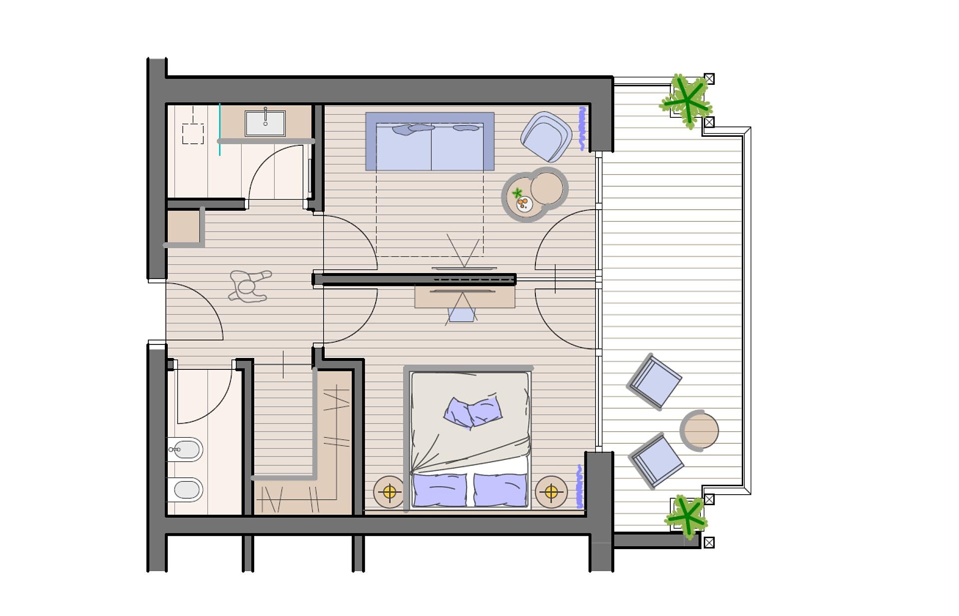 Salames Suite | 40 m² | 2-4 Pers.
