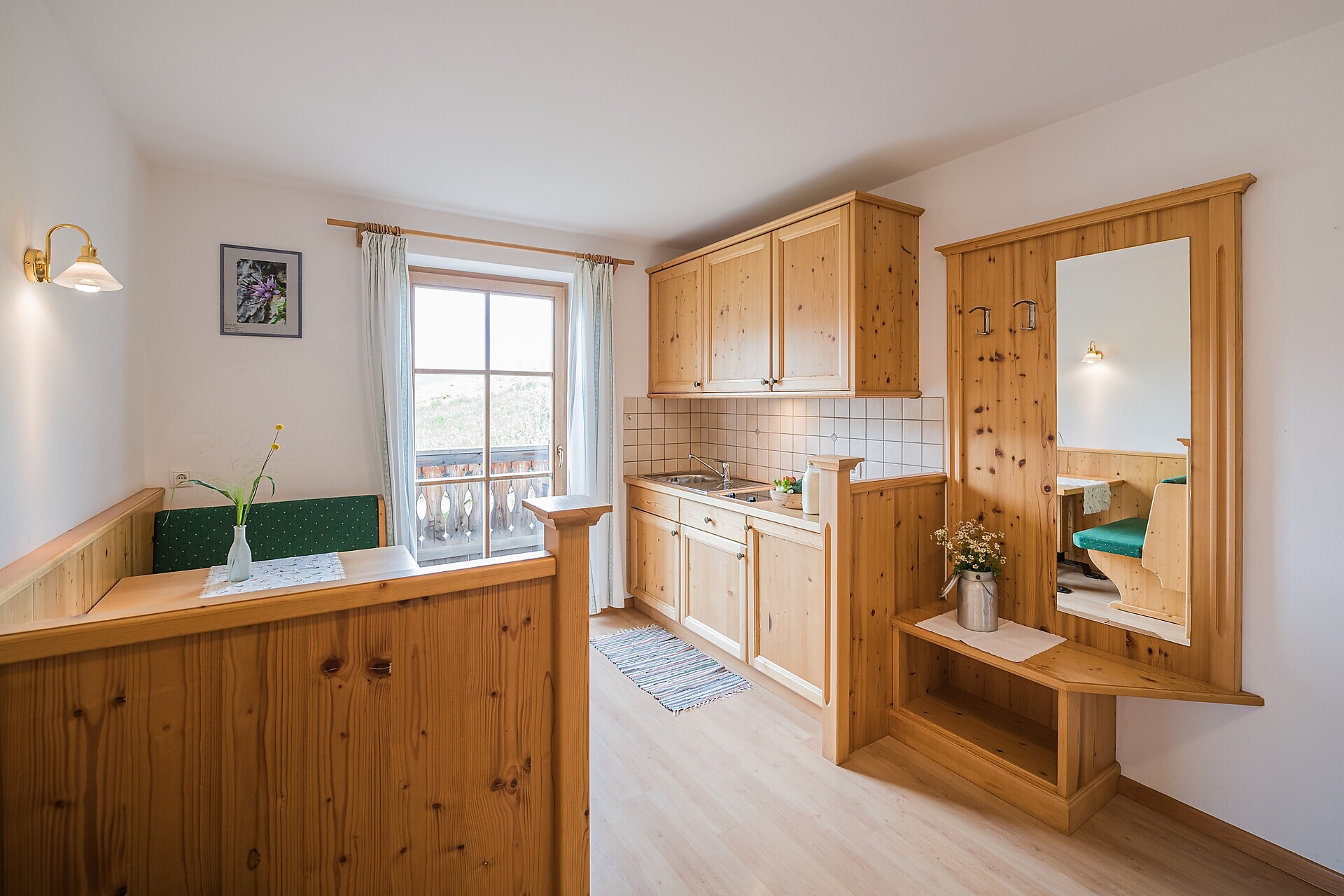 apartment for 2 persons with balcony