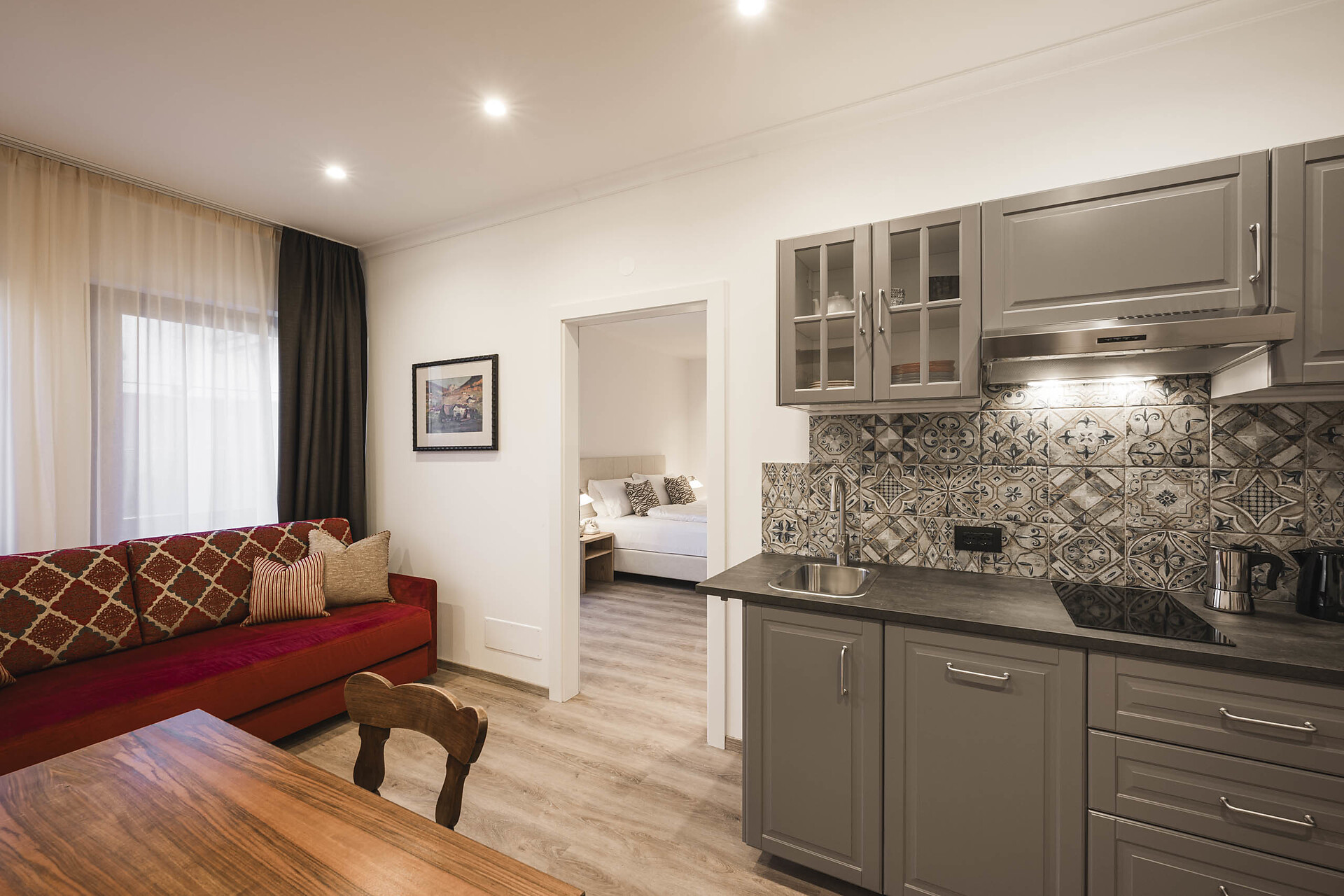 Kleines Apartment inklusive Hotelservices