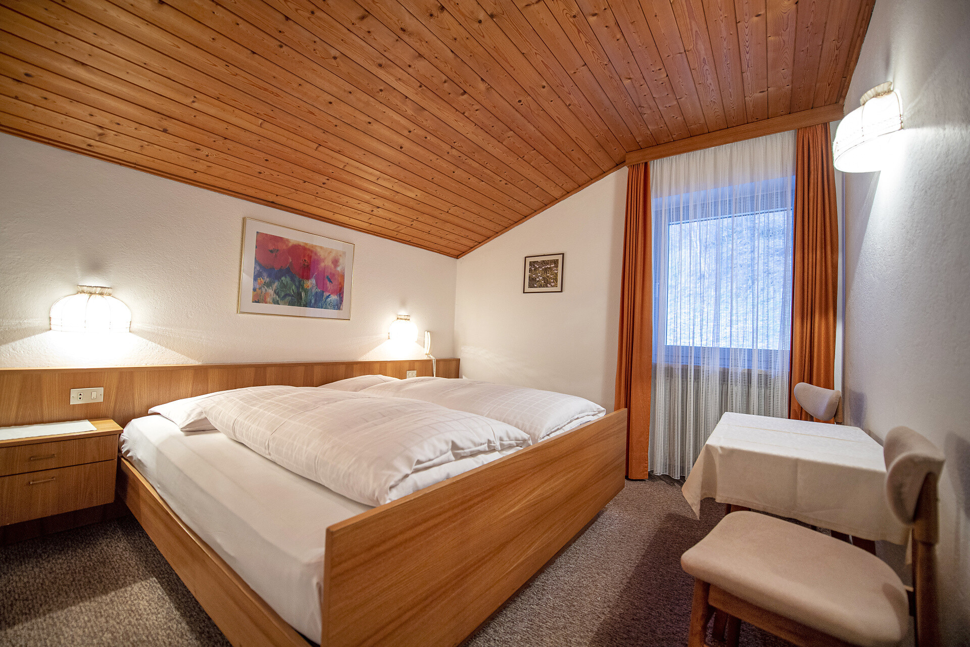Comfortable room with bathroom