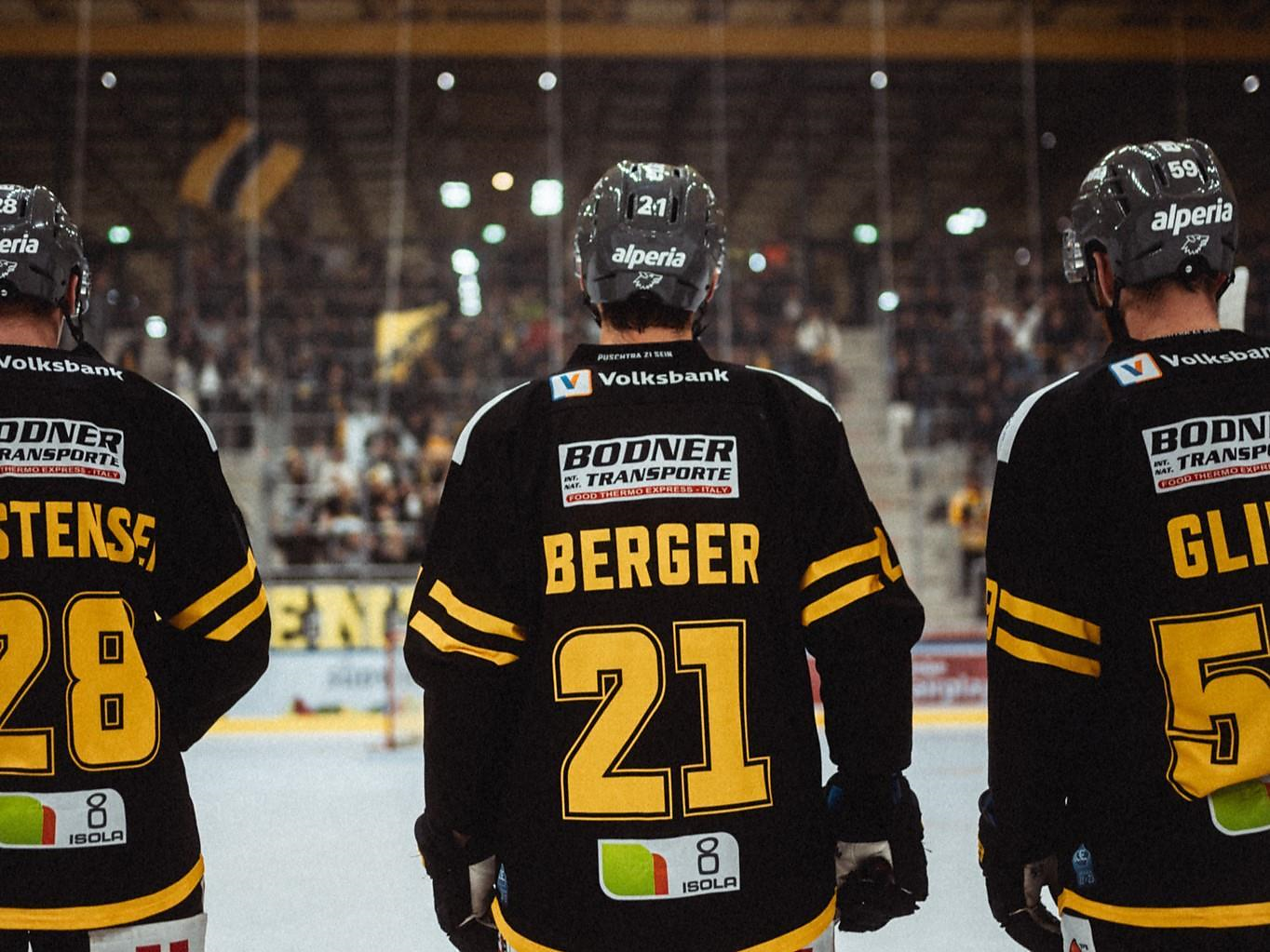 Eishockeyspiel: HC Falkensteiner Pustertal - Moser Medical Graz99ers