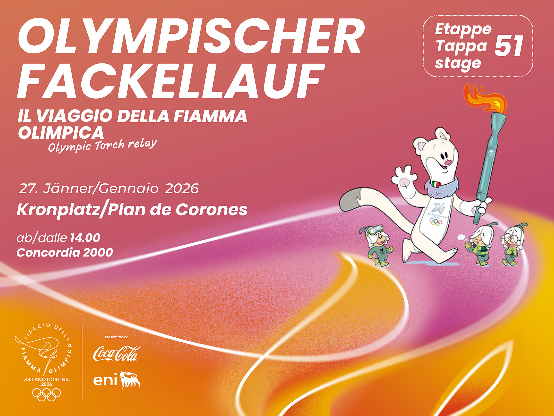 Olympic Flame at Kronplatz