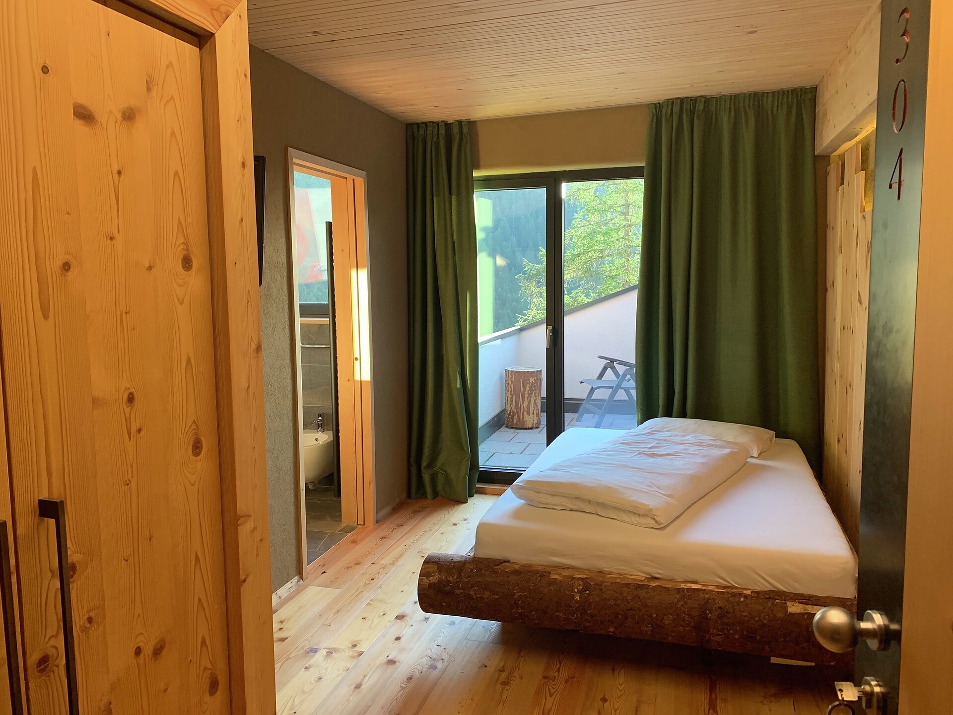 Einzelzimmer "Bio Latemar Design"