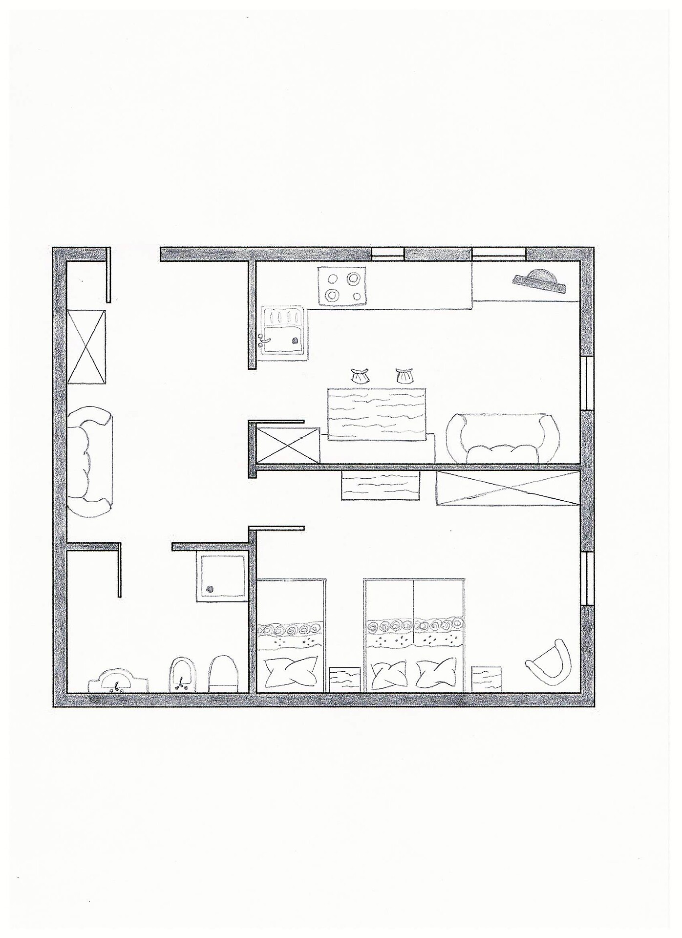 Apartment "Garten" for 2-3 persons