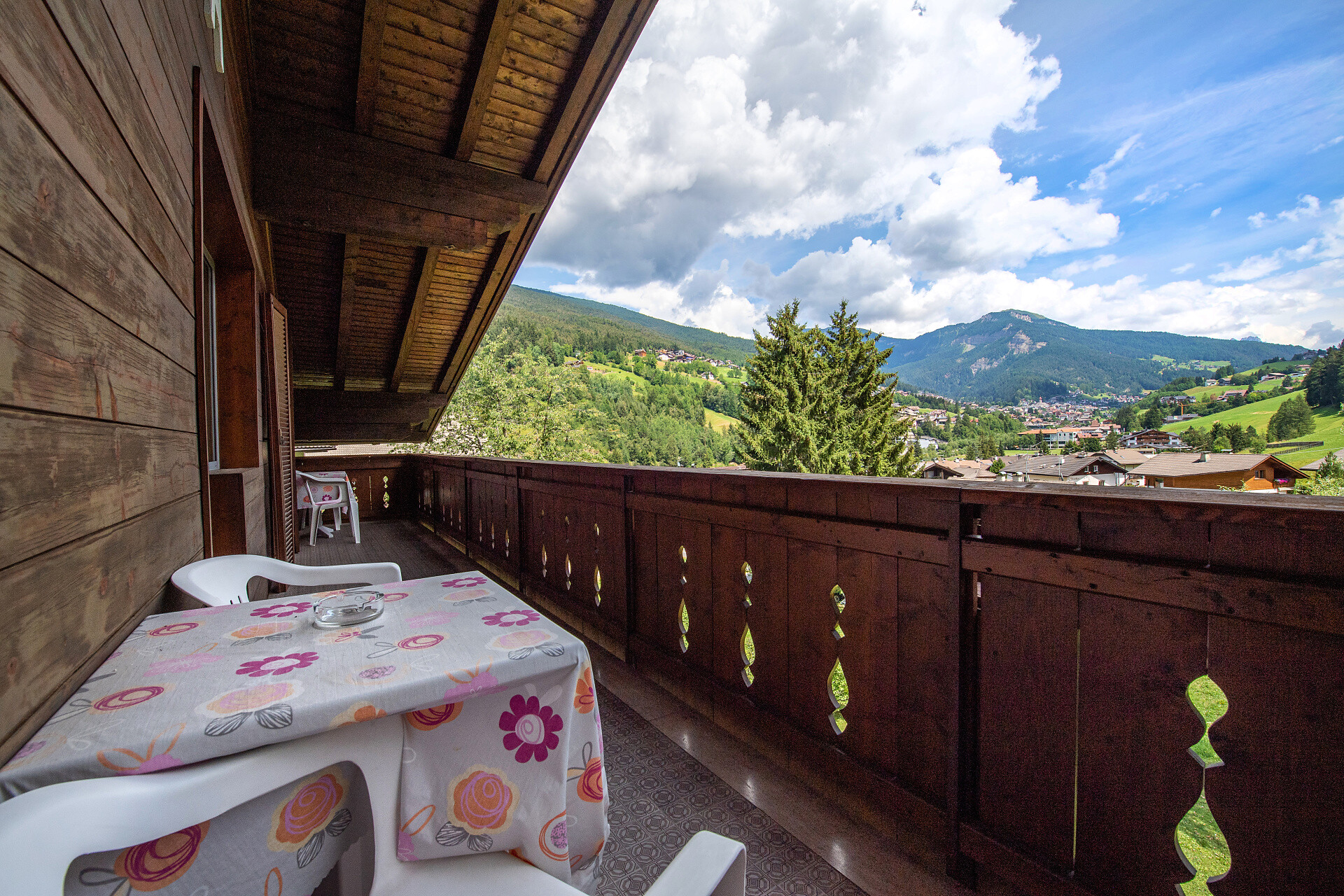 Comfortable room with bathroom and balcony