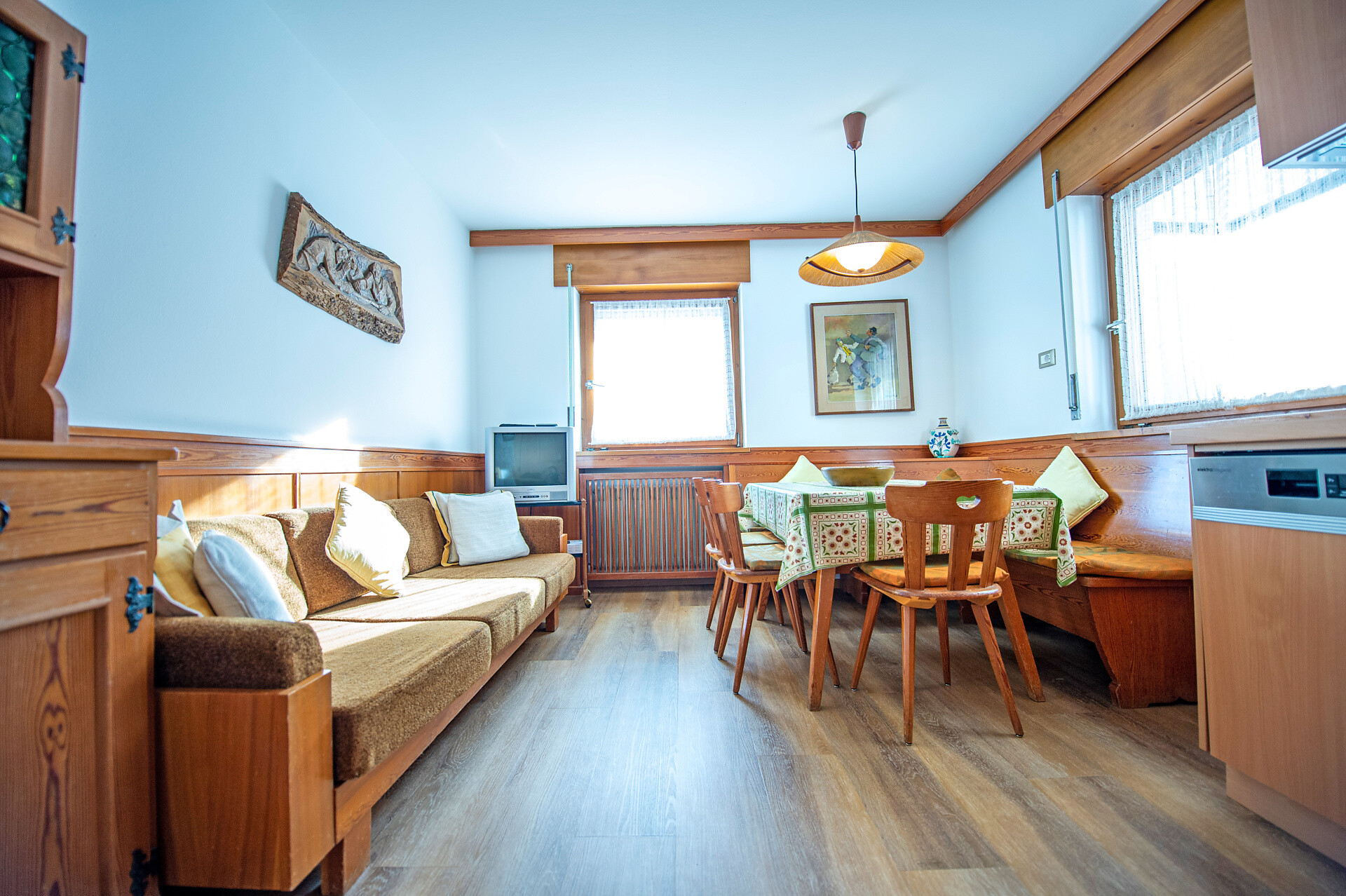 Appartamento con 2 camere da letto e giardino