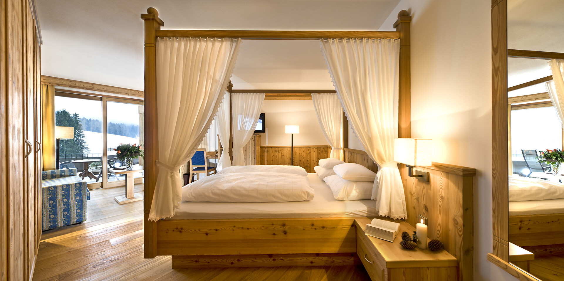 Panorama Doppelzimmer mit Balkon