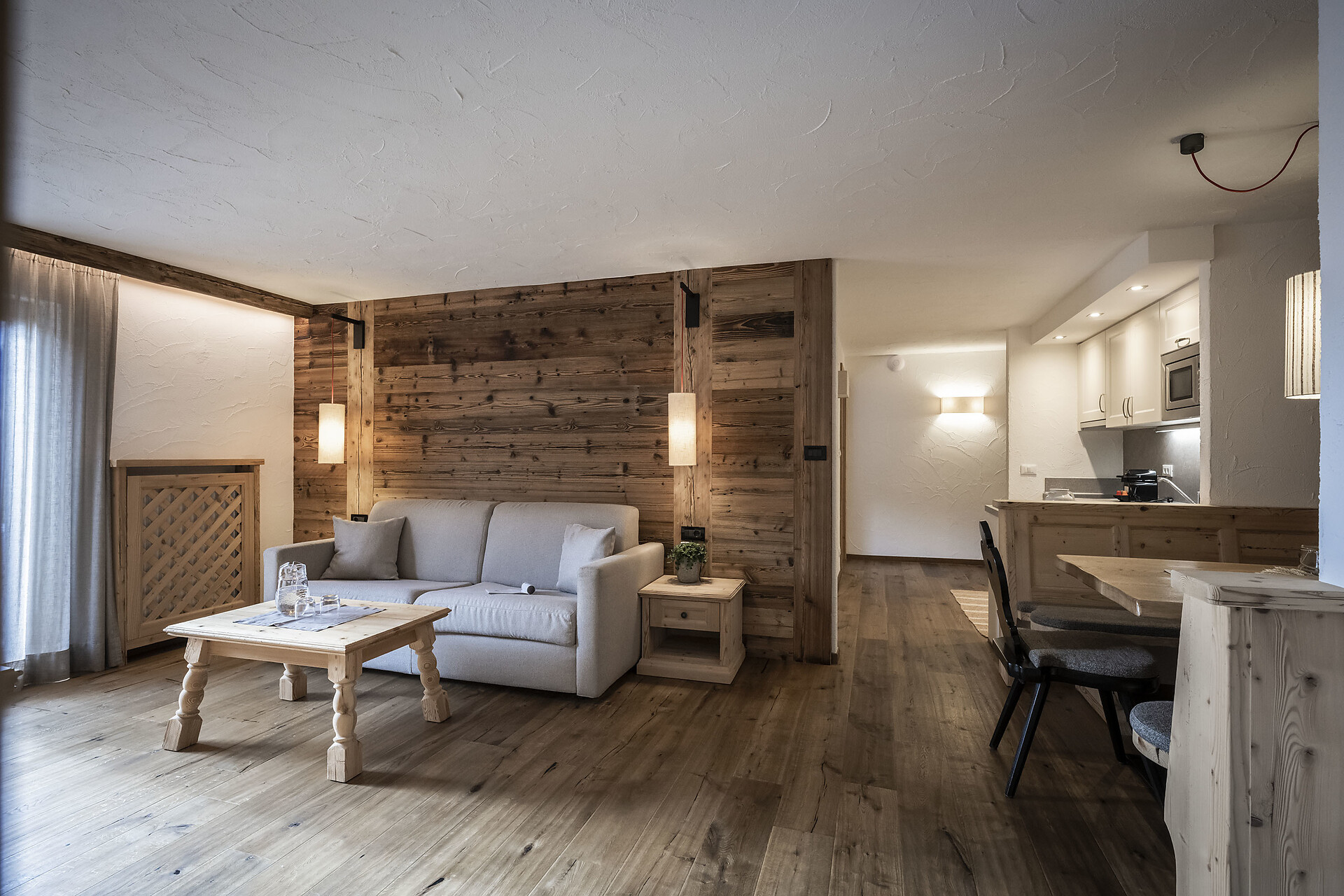 three rooms apartment with 2 bathrooms