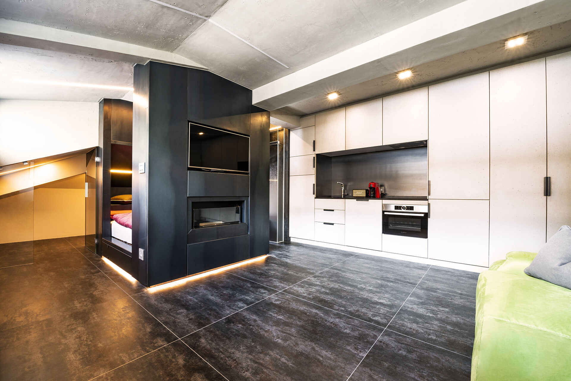 Modern studio apartment
