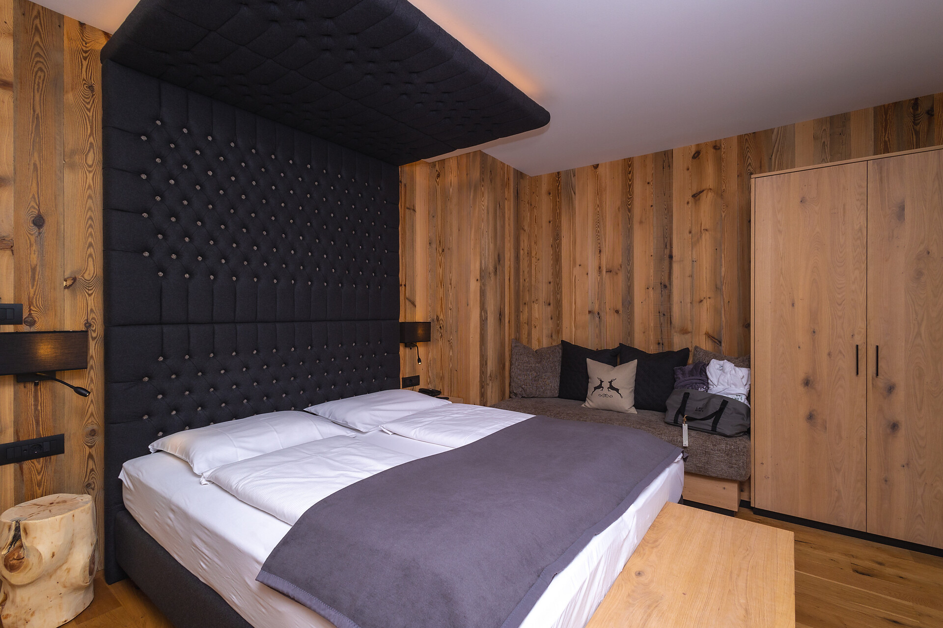 Alpine double room with balcony