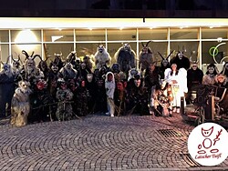 Nikolausumzug mit Tuifl in Latsch