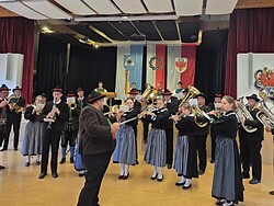 Concert by the Martell brass band