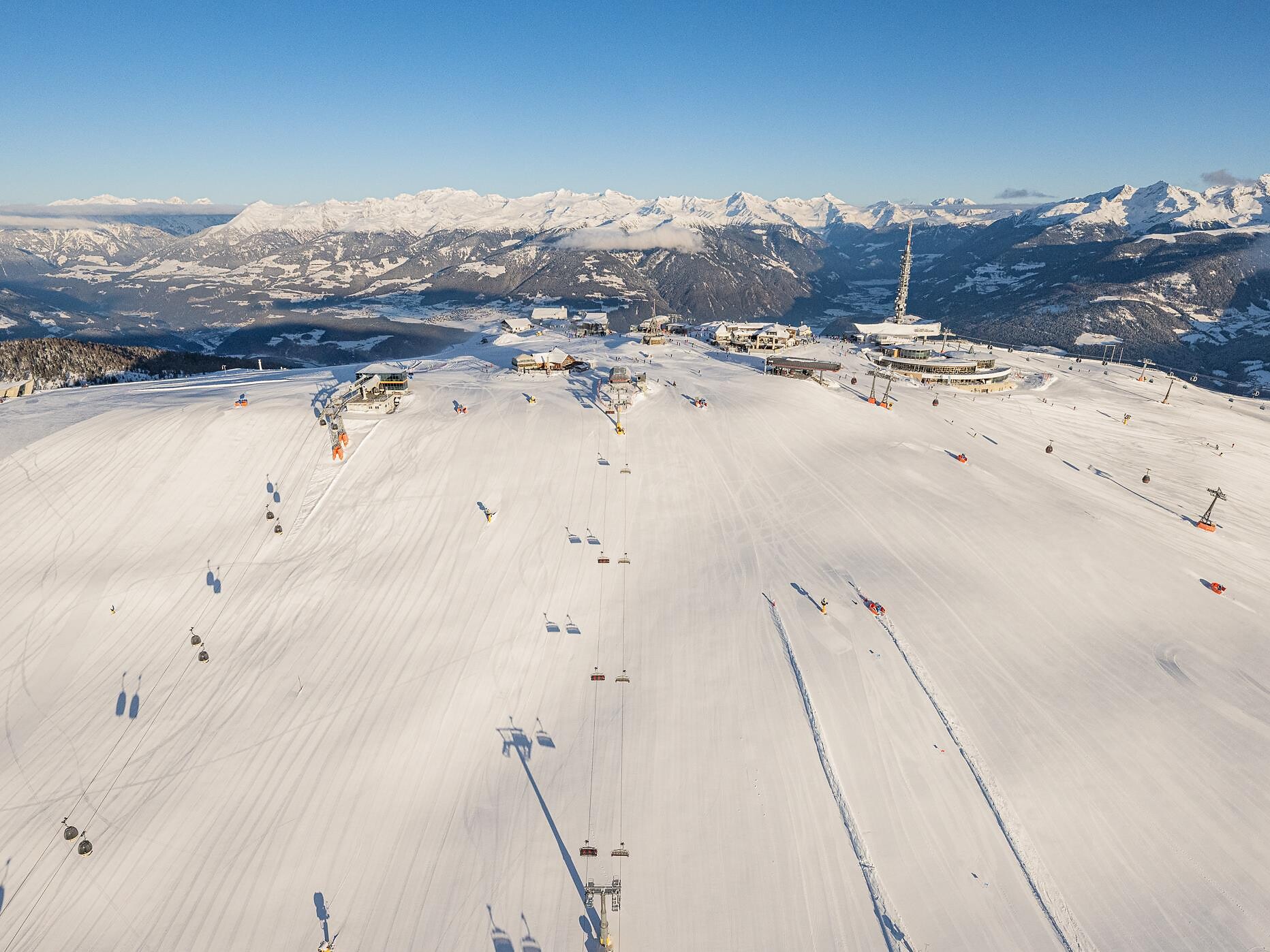 Fiamma Olimpica a Plan de Corones