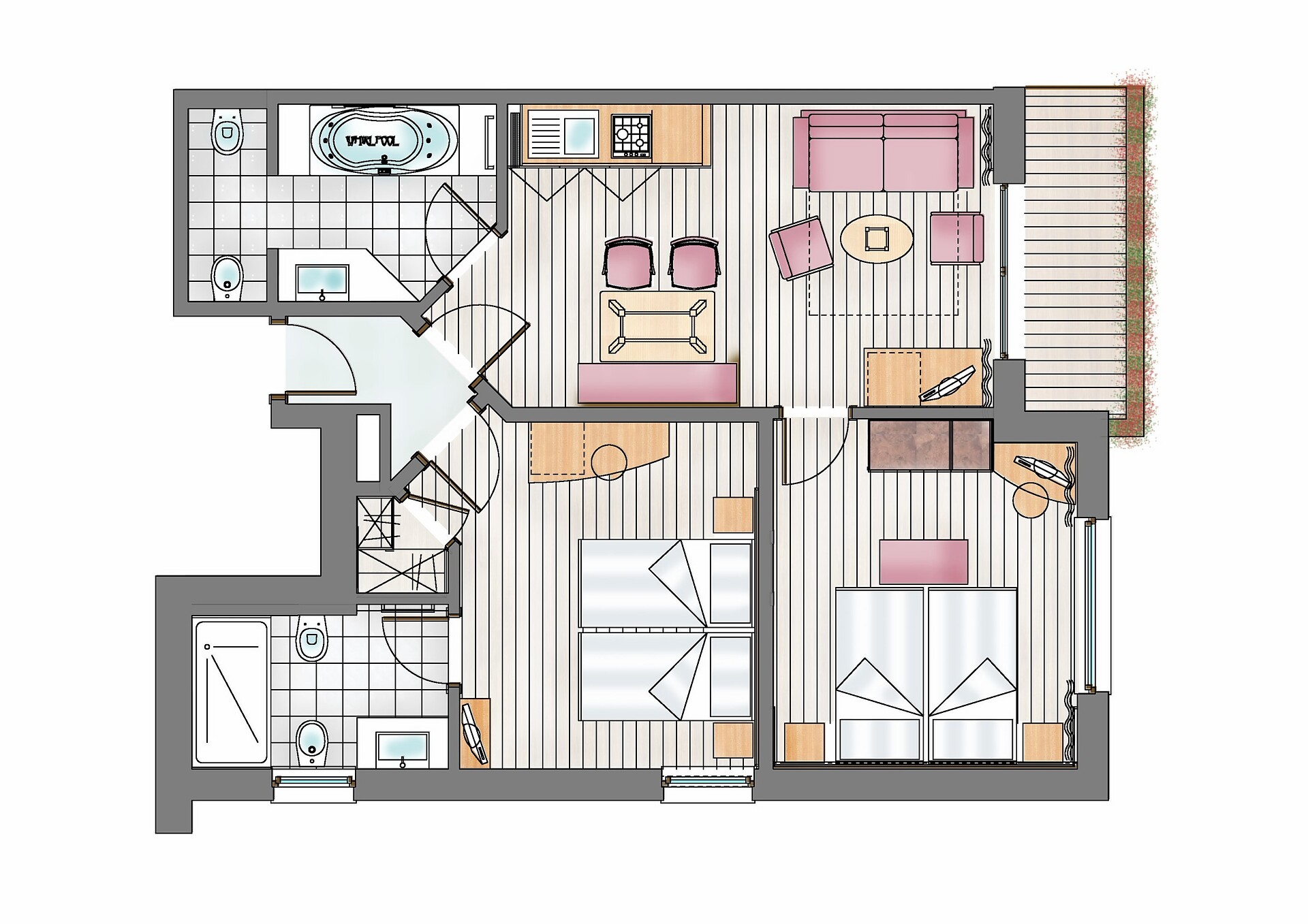 Apartment Adler (60 m²)