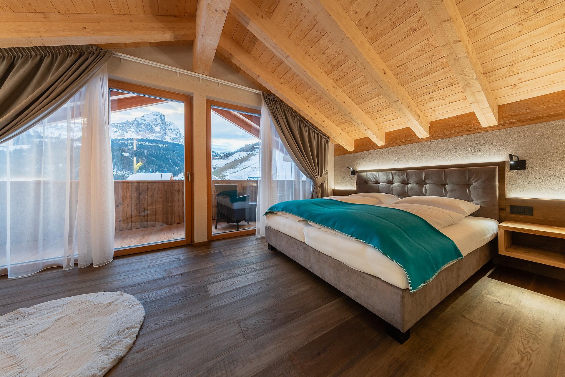 Attic double room with panoramic balcony