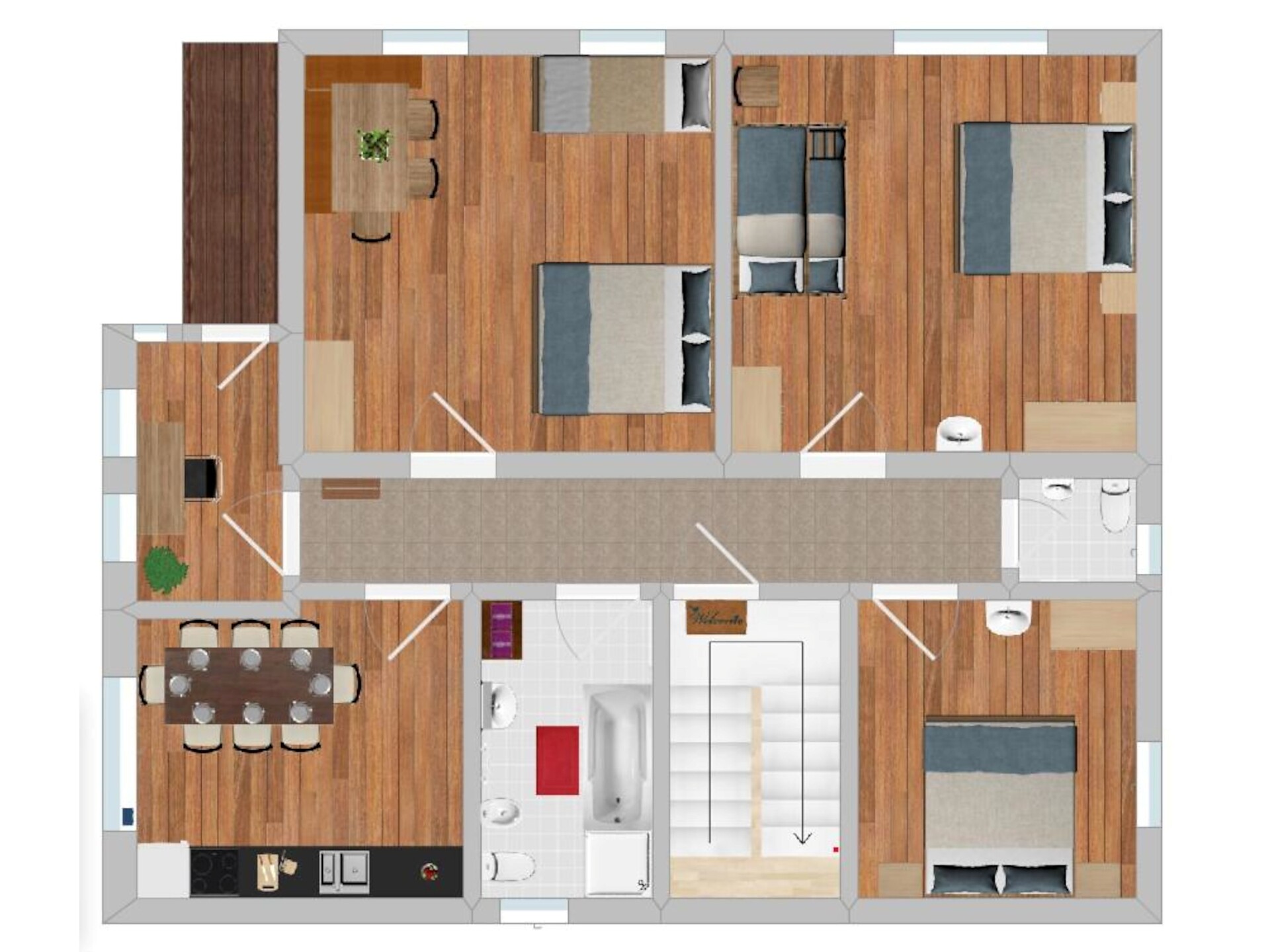 Lavarella - Apartment for 6 persons