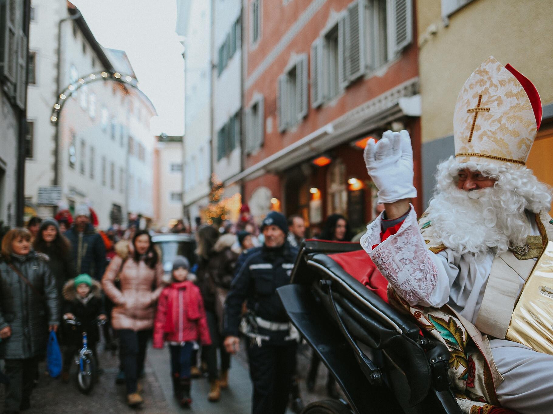St. Nicholas parade in Bruneck