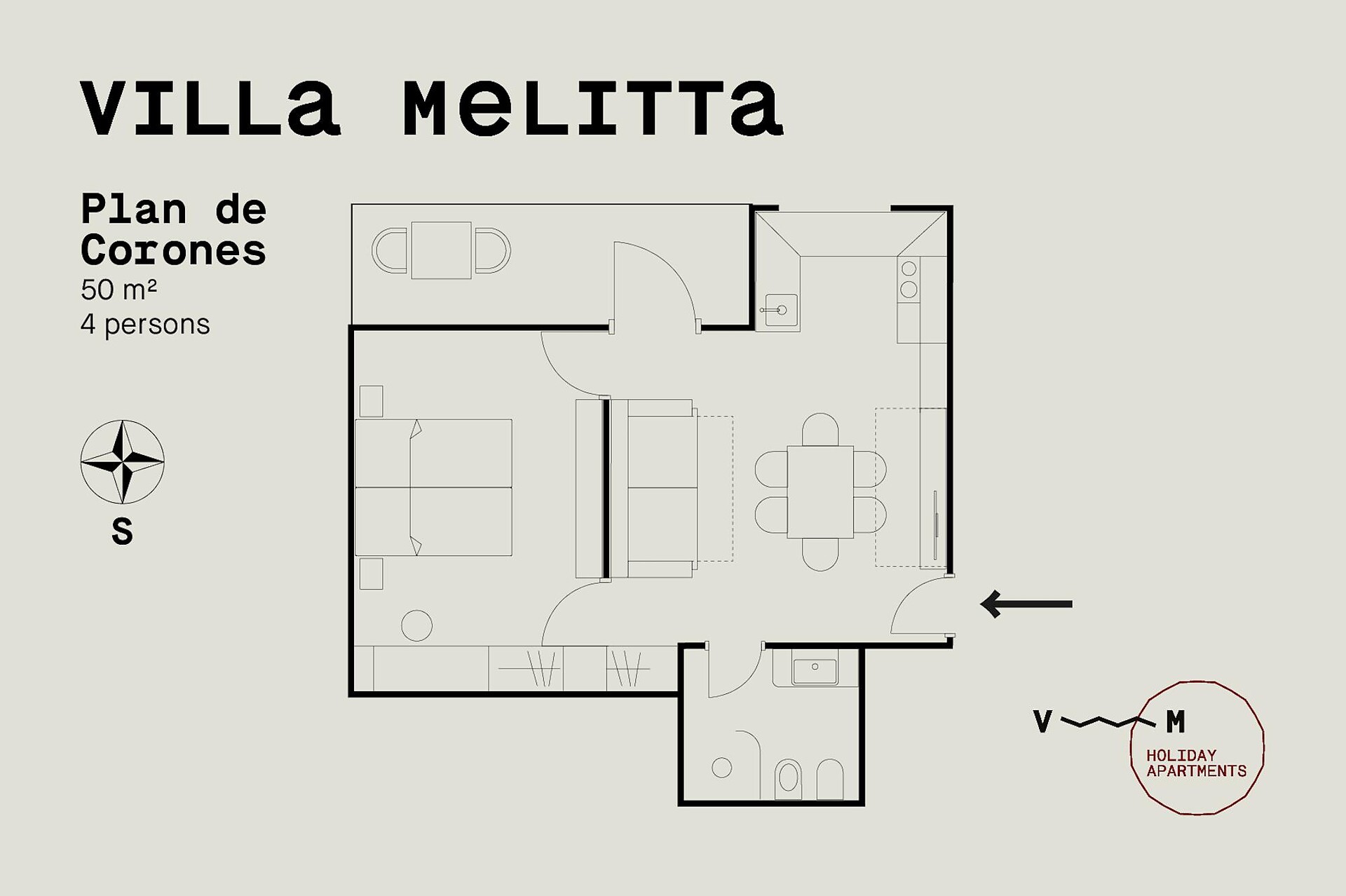 Apt. PLAN DE CORONES