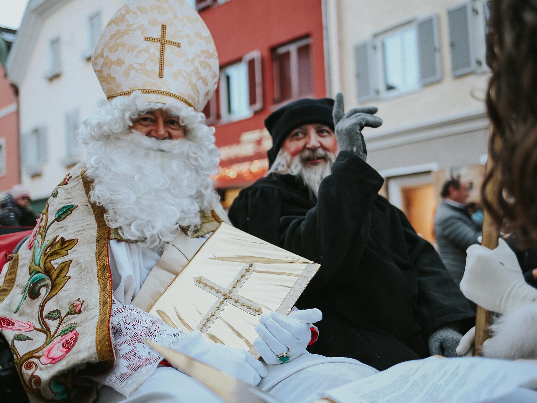 St. Nicholas parade in Bruneck