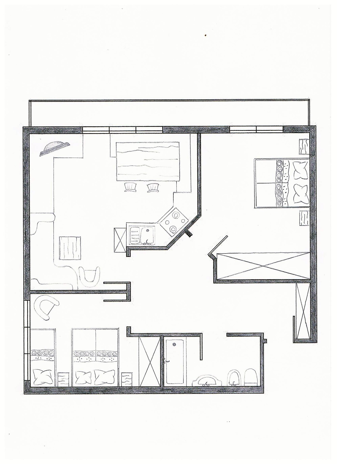 Apartment "Valentina" for 4-6 persons
